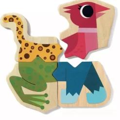 Djeco Wood Magnetics -Mixanimo Mix & Match Animals