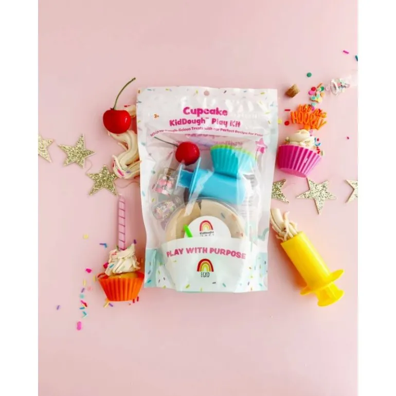 Earth Grown KidDough Cupcake Play Kit