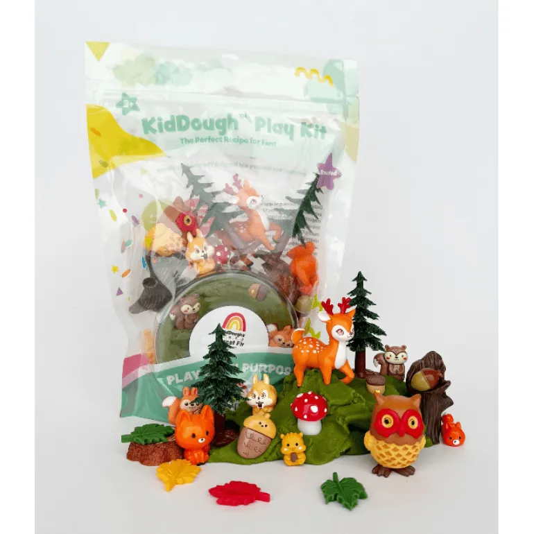 Earth Grown KidDough Play Kit- Forest Friends