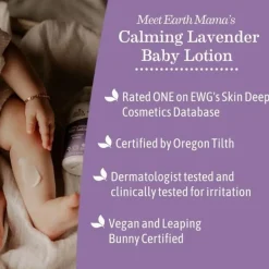 Earth Mama Organics - Calming Lavender Baby Lotion