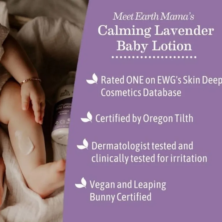 Earth Mama Organics - Calming Lavender Baby Lotion