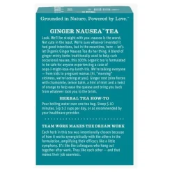 Earth Mama Organics Ginger Nausea Tea