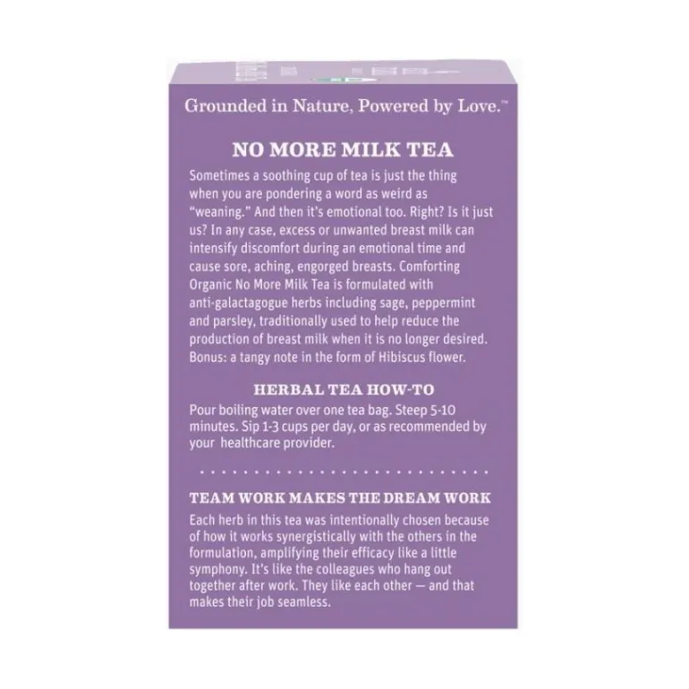 Earth Mama Organics No More Milk Tea