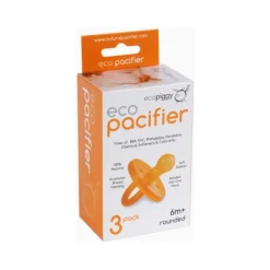 Ecopiggy Natural Rubber Pacifier - Round Ecopacifier