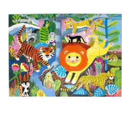 eeBoo Big Cats Big Puzzle 20pc