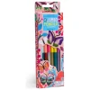 eeBoo Butterfly 6 Jumbo Double-Sided Pencils