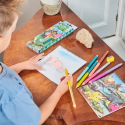 eeBoo Dinosaurs 6 Jumbo Double-Sided Pencils