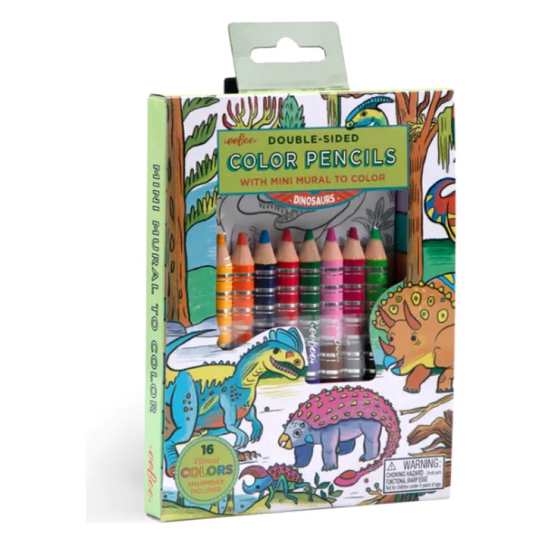 eeBoo Dinosaurs Color Pencil Mini Mural