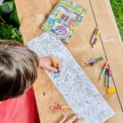 eeBoo Dinosaurs Color Pencil Mini Mural