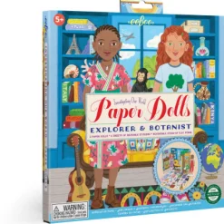eeBoo Explorer & Botanist Paper Dolls