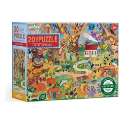 eeBoo Fairy Cottage 20 Piece Puzzle