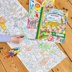 eeBoo Fold-Out Coloring Book - Wild Things