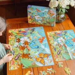 eeboo Love of Bugs 100 Piece Puzzle