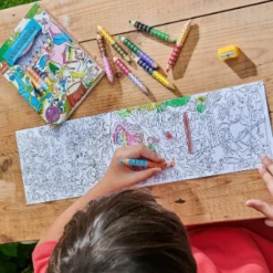 eeBoo Magical Creature Color Pencil Mini Mural