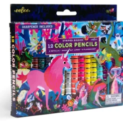 eeBoo Magical Creatures 12 Biggie Color Pencils