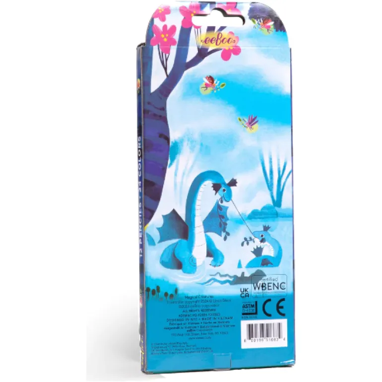 eeBoo Magical Creatures 12 Double Sided Pencils