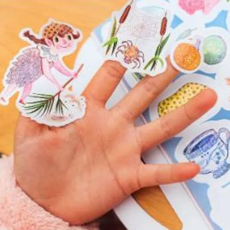 eeBoo Magical Creatures Shiny Stickers