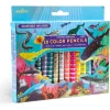 eeBoo Shark 12 Special Biggie Color Pencils