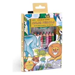 eeBoo Wild Animals Color Pencil Mini Mural