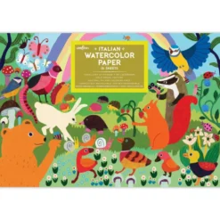 eeBoo Woodland Rainbow Watercolor Pad