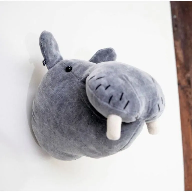 Fiona Walker - Mini Velvet Hippo Head