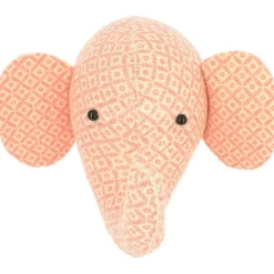 Fiona Walker Mini Printed Pink Elephant