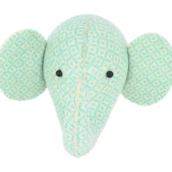 Fiona Walker Mini Printed Blue Elephant
