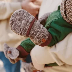 Goumi Cotton Knit Baby Stay-on Mitts