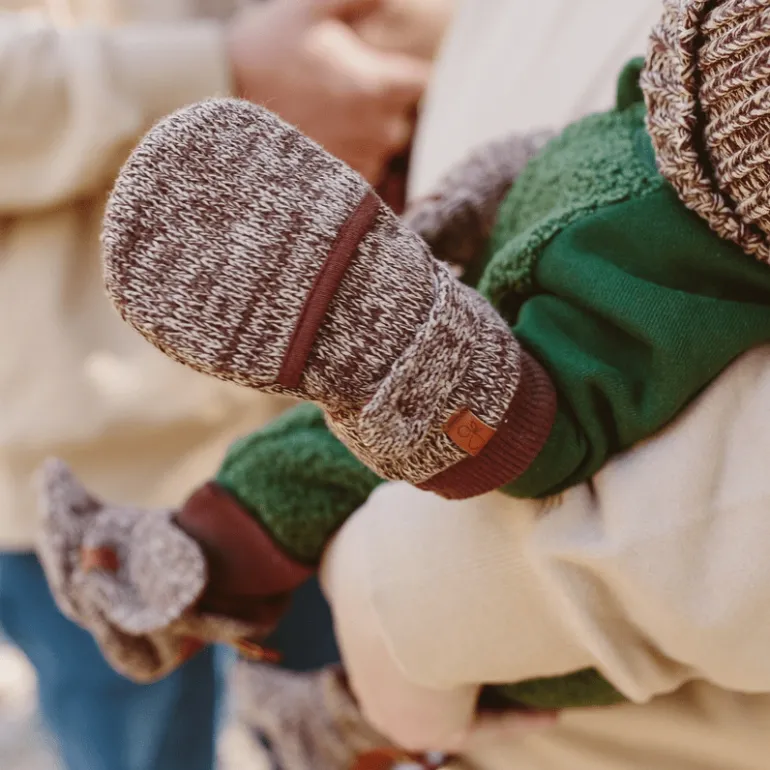 Goumi Cotton Knit Baby Stay-on Mitts