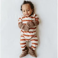 Goumi Cotton Knit Baby Stay-on Mitts