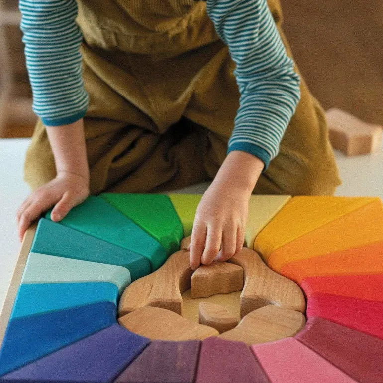Grimm's Building Set Rainbow Lion
