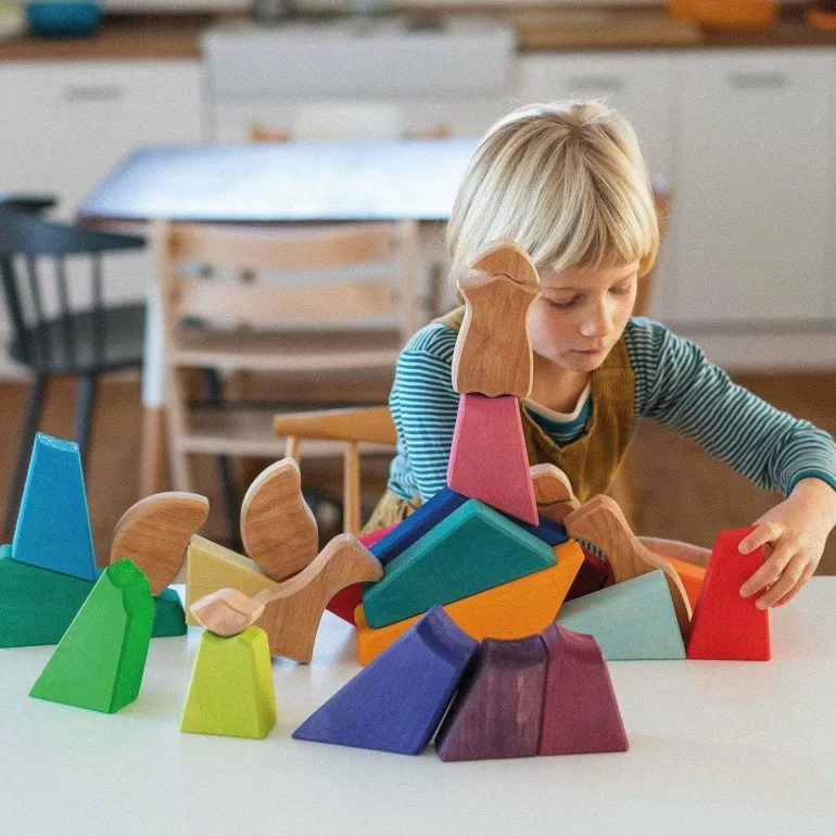 Grimm's Building Set Rainbow Lion