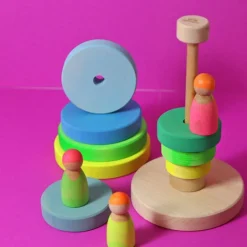 Grimm's Conical Tower Neon Green