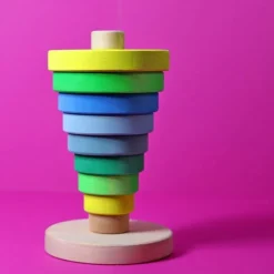 Grimm's Conical Tower Neon Green