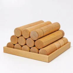Grimm's Large Building Rollers Natural