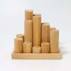 Grimm's Large Building Rollers Natural
