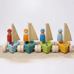 Grimm's Set of 4 Little Land Yachts