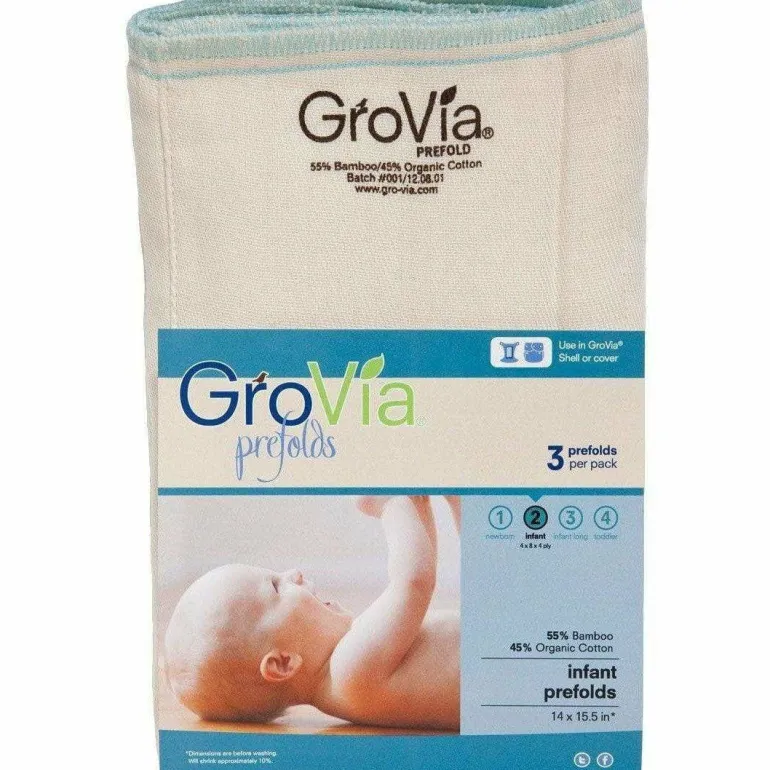 GroVia Prefold Cloth Diaper