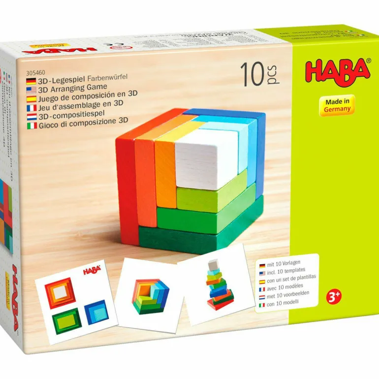 Haba 3D Arranging Game Rainbow Cube