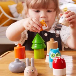 Haba Forest Animals Wooden Stacking Toy