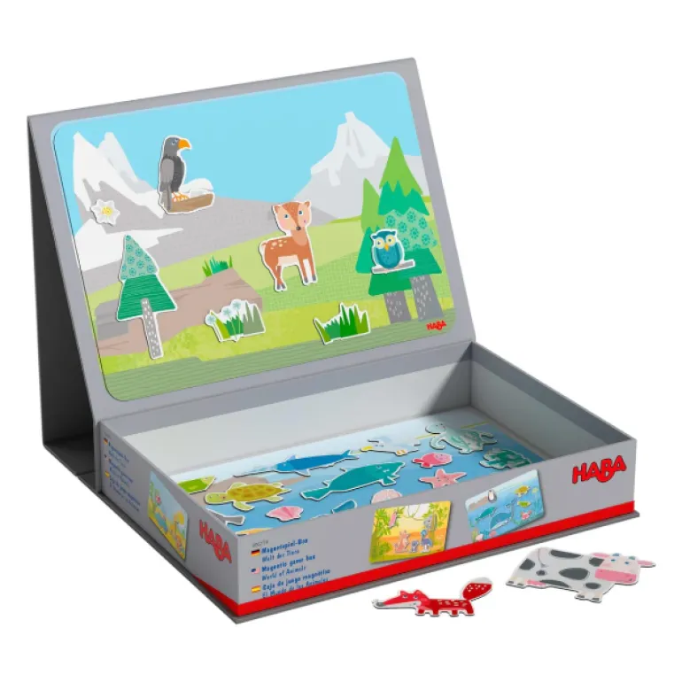 Haba Magnetic Game Box World Of Animals