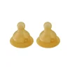 Hevea- Standard Neck Glass Baby Bottle Replacement Nipples- 2 Pack