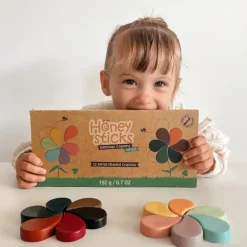 Honeysticks Petals Pure Beeswax Crayons