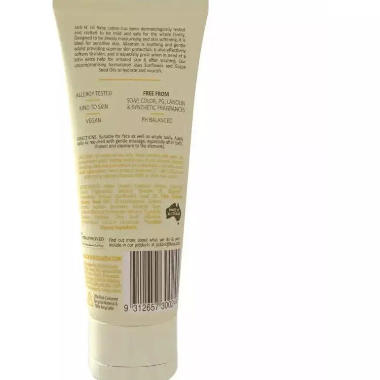 Jack N' Jill Lotion- Natural