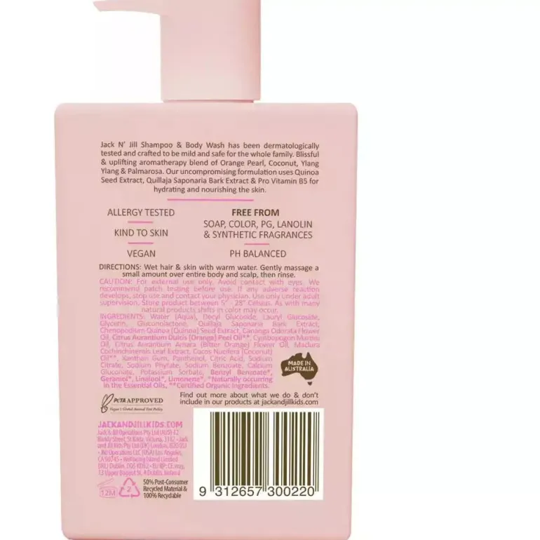 Jack N' Jill Shampoo & Body Wash - Natural