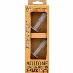 Jack N' Jill Silicone Finger Brush (2-pack) - Stage 1