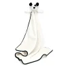 Jellycat Bashful Black and Cream Puppy Blankie
