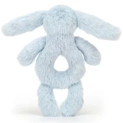 Jellycat Bashful Blue Bunny Ring Rattle