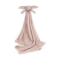 Jellycat Bashful Luxe Bunny Rosa Blankie