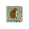 Jellycat If I Were A Hedgehog Book - Green